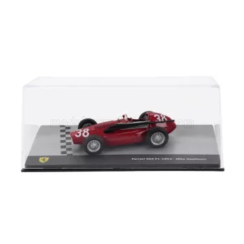  Edicola - FERRARI F1 553 N 38 SEASON 1954 MIKE HAWTHORN - CON VETRINA - WITH SHOWCASE RED
