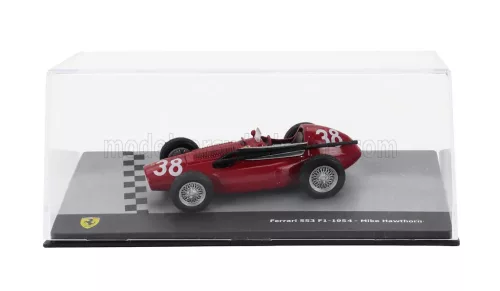 Edicola - FERRARI F1 553 N 38 SEASON 1954 MIKE HAWTHORN - CON VETRINA - WITH SHOWCASE RED