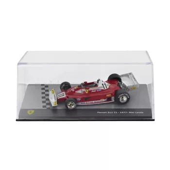   Edicola - FERRARI F1 312T2 N 11 WORLD CHAMPION SEASON 1977 NIKI LAUDA - CON VETRINA - WITH SHOWCASE RED