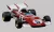 Edicola - FERRARI F1 312B2 N 5 BRITISH GP 1971 CLAY REGAZZONI - CON VETRINA - WITH SHOWCASE RED WHITE
