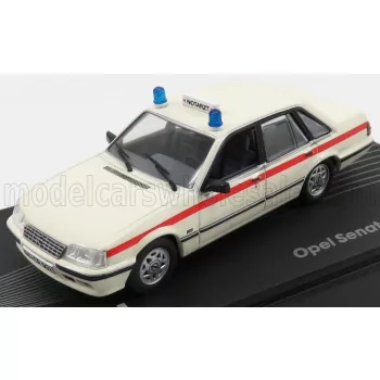Edicola - OPEL SENATOR A2 NOTARZT AMBULANCE 1982 WHITE RED