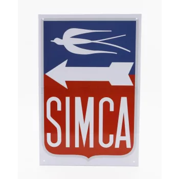 Edicola - ACCESSORIES METAL PLATE - SIMCA LOGO VARIOUS
