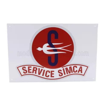 Edicola - ACCESSORIES METAL PLATE - SERVICE SIMCA VARIOUS