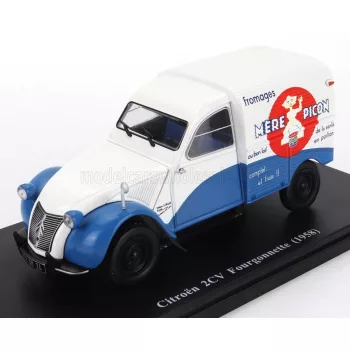   Edicola - CITROEN 2CV VAN FOURGONETTE MERE PICON 1958 - WITHOUT CARD BOX - SENZA SCATOLA WHITE BLUE