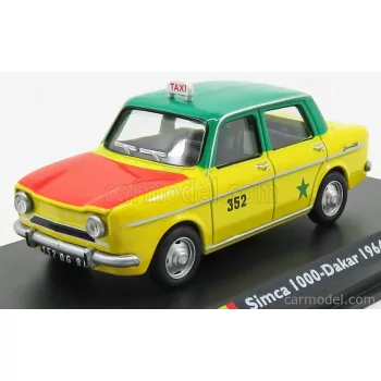 Edicola - Simca 1000 Taxi Dakar 1964 Yellow Green Red