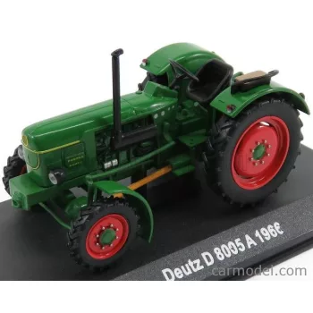   Edicola - Deutz D8005A Tractor 1966 - Con Vetrina - With Showcase Green Red