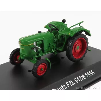   Edicola - Deutz F2L 612/6 Tractor 1956 - Con Vetrina - With Showcase Green