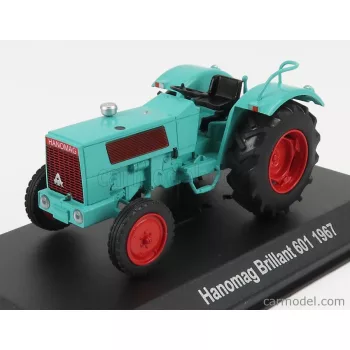   Edicola - Hanomag Brillant 601 Tractor Germany 1967 - Con Vetrina - With Showcase Very Light Green