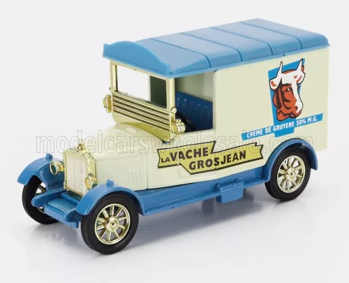Edicola - FORD USA MODEL T TRUCK LA VACHE GROSJEAN 1928 WHITE BLUE
