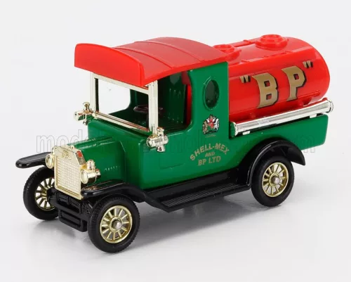 Edicola - FORD USA MODEL T TANKER TRUCK BP 1922 (cm 6.9) GREEN RED BLACK