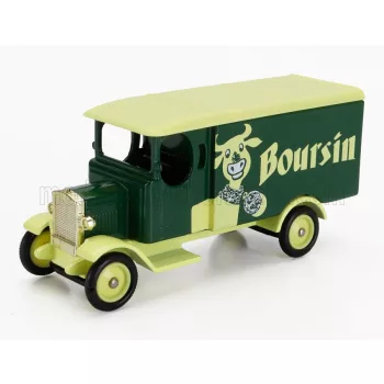   Edicola - MORRIS VAN TRUCK BOURSIN 1931 (cm 9.1) GREEN LIGHT YELLOW