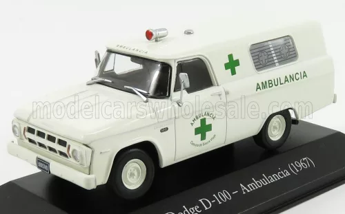 Edicola - DODGE D-100 AMBULANCIA 1967 AMBULANCE WHITE