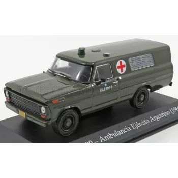  Edicola - FORD USA F-100 VAN AMBULANCIA EJERCITO ARGENTINA 1969 MILITARY GREEN