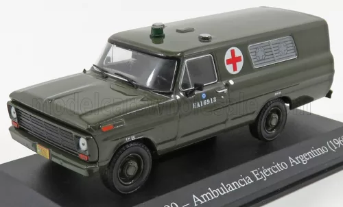 Edicola - FORD USA F-100 VAN AMBULANCIA EJERCITO ARGENTINA 1969 MILITARY GREEN