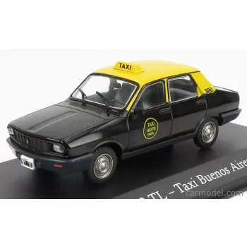 Edicola - Renault R12 Tl Taxi Gcba 1994 Black Yellow