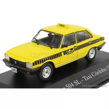 Edicola - Peugeot 504 Sl Taxi Cordoba 1999 Yellow Black