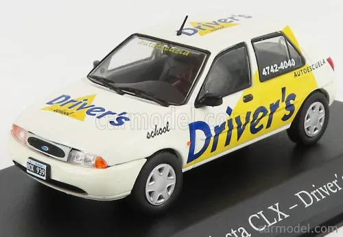 Edicola - Ford England Fiesta Clx Driver'S 1997 White Yellow