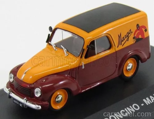 Edicola - Fiat 500 C Van Furgoncino Marga 1950 Yellow Brown
