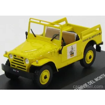   Edicola - Fiat Campagnola Funivie Del Monte Bianco 1963 Yellow