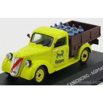   Edicola - Fiat 1100 Elr Camioncino Pick-Up Agipgas 1954 Yellow Brown