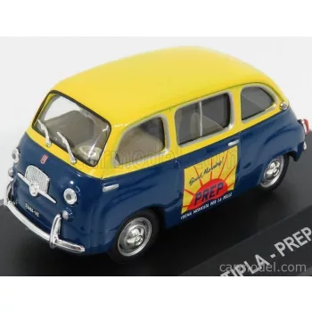   Edicola - Fiat 600 Multipla Crema Medicata Prep 1953 Blue Yellow