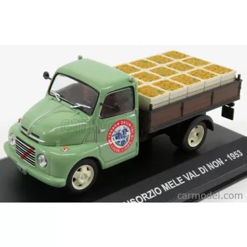   Edicola - Fiat 615N Truck Consorzio Mele Val Di Non 1953 Green Brown