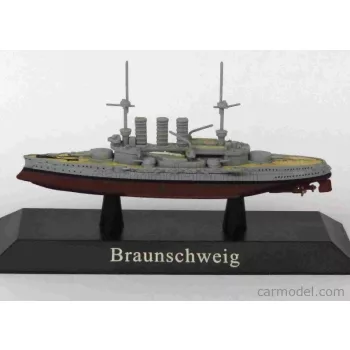   Edicola - Warship Braunschweig Liner Warship Germany 1902 Military