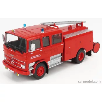   Edicola - Mercedes Benz Lp911 1113 Tanker Truck Service Departemental D'Incendie Et De Secours Sapeurs Pompiers 1975 Red