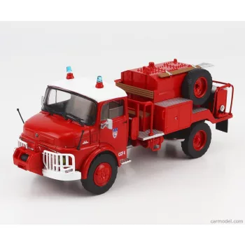   Edicola - Mercedes Benz Laf 911 Camiva Tanker Truck Sapeurs Pompiers France 1973 Red White