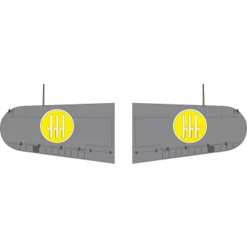Eduard - MC.200 Saetta wings national insignia for Italeri
