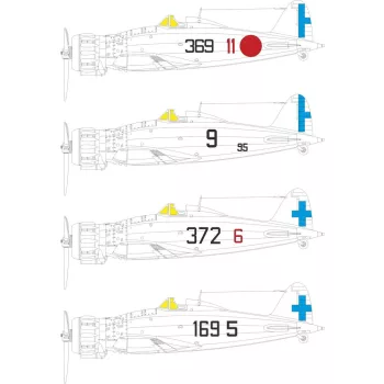 Eduard - MC.200 Saetta tactical marking for Italeri
