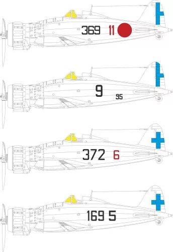 Eduard - MC.200 Saetta tactical marking for Italeri