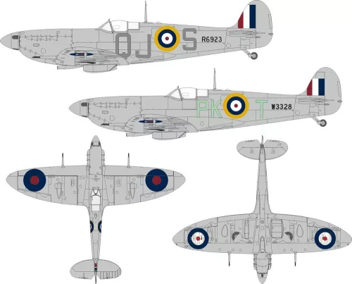 Eduard - Spitfire Mk.Vb early British national insignia for Kotare