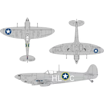   Eduard - Spitfire Mk.Vb early US national insignia for Kotare