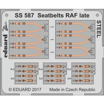 Eduard - Seatbelts RAF late STEEL