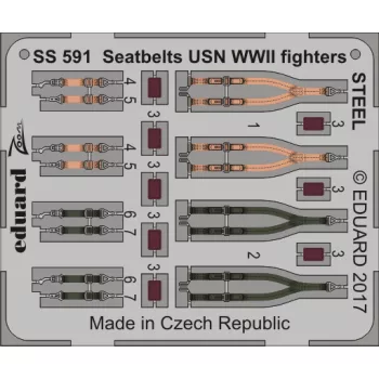 Eduard - Seatbelts USN WWII fighters STEEL