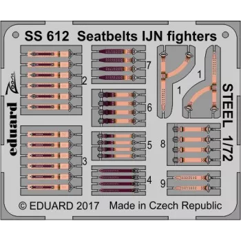 Eduard - Seatbelts IJN fighters STEEL