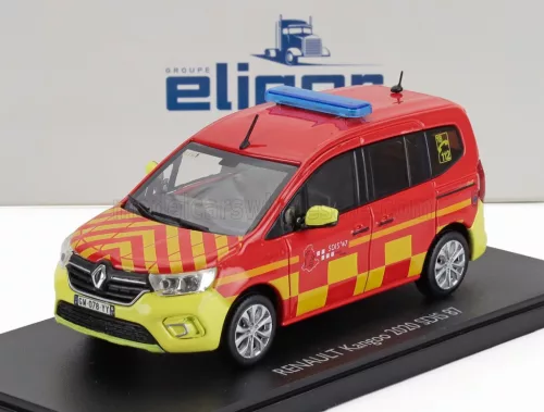 Eligor - RENAULT KANGOO SDIS 87 SAPEURS POMPIERS 2020 RED YELLOW