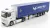 Eligor - MERCEDES BENZ ACTROS 2 1845 STREAMSPACE TRUCK CANTAL FRET TRANSPORTS 2016 WHITE BLUE