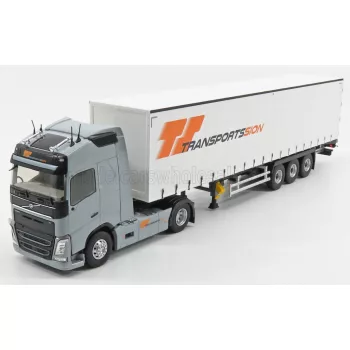   Eligor - VOLVO FH4 500 GLOBETROTTER TRUCK SION TRANSPORTS TELONATO 2016 GREY WHITE