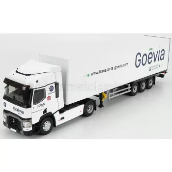   Eligor - RENAULT T460 TRUCK CASSONATO GOEVIA TRANSPORTS 2016 WHITE