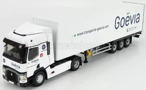 Eligor - RENAULT T460 TRUCK CASSONATO GOEVIA TRANSPORTS 2016 WHITE