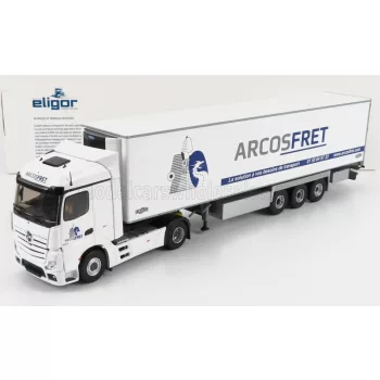   Eligor - MERCEDES BENZ ACTROS 5 1851 TRUCK SEMI-FRIGO CHEREAU ARCOSFRET 2018 WHITE