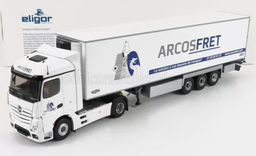 Eligor - MERCEDES BENZ ACTROS 5 1851 TRUCK SEMI-FRIGO CHEREAU ARCOSFRET 2018 WHITE