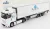Eligor - MERCEDES BENZ ACTROS 5 1851 TRUCK SEMI-FRIGO ARMOR GLOBAL LOGISTICS TRANSPORTS 2018 WHITE