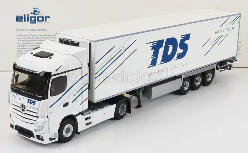Eligor - MERCEDES BENZ ACTROS 5 1851 TRUCK SEMI-FRIGO TDS TRANSPORTS 2020 WHITE