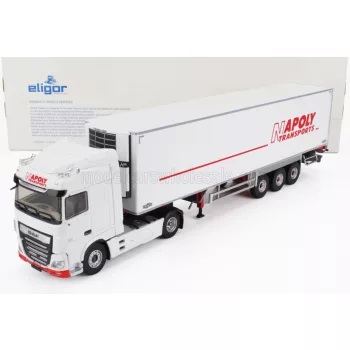   Eligor - DAF XF 460 MY17 TRUCK SEMI-FRIGO NAPOLY TRANSPORTS 2017 WHITE