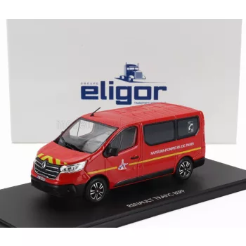   Eligor - RENAULT TRAFIC MINIBUS BSPP SAPEURS POMPIERS DE PARIS 2022 RED