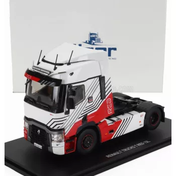   Eligor - RENAULT T480 TRACTOR TRUCK RED 13L 2-ASSI 2021 WHITE RED