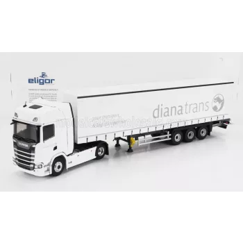   Eligor - SCANIA S500 TRUCK TELONATO DIANA TRANSPORTS 2020 WHITE